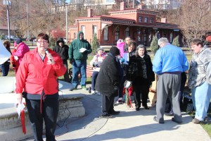 Red Kettle Campaign Kick Off, KickOff, Depot Square Park, Tamaqua, 11-21-2014 (1)
