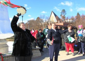 Red Kettle Campaign Kick Off, KickOff, Depot Square Park, Tamaqua, 11-21-2014 (34)