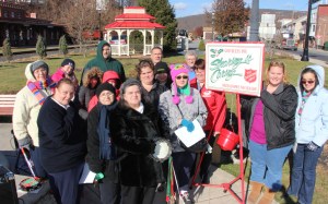 Red Kettle Campaign Kick Off, KickOff, Depot Square Park, Tamaqua, 11-21-2014 (40)