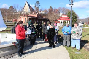 Red Kettle Campaign Kick Off, KickOff, Depot Square Park, Tamaqua, 11-21-2014 (5)