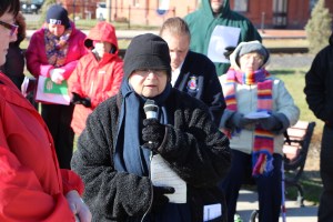 Red Kettle Campaign Kick Off, KickOff, Depot Square Park, Tamaqua, 11-21-2014 (7)