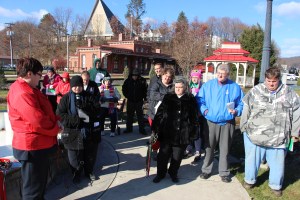 Red Kettle Campaign Kick Off, KickOff, Depot Square Park, Tamaqua, 11-21-2014 (8)