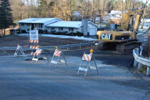 Road closed, Road Work, Wayne Avenue, Hometown, 11-14-2014 (20)