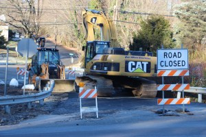 Road closed, Road Work, Wayne Avenue, Hometown, 11-14-2014 (5)