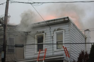 Row Home Fire, 200 Block of West Lloyd Street, photos by Joanie Nowak, Shenandoah, 11-2-2014 (7)