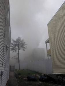 Row Home Fire, 200 Block of West Lloyd Street, Shenandoah, 11-2-2014 (1)