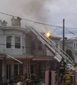 Row Home Fire, 200 Block of West Lloyd Street, Shenandoah, 11-2-2014 (11)