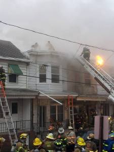 Row Home Fire, 200 Block of West Lloyd Street, Shenandoah, 11-2-2014 (13)