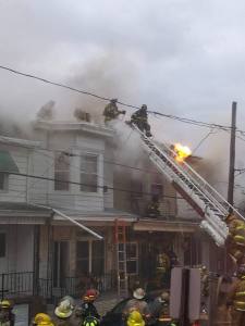 Row Home Fire, 200 Block of West Lloyd Street, Shenandoah, 11-2-2014 (14)