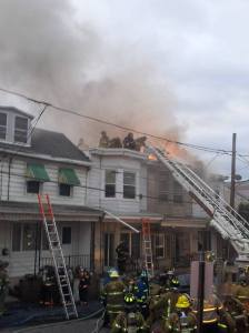 Row Home Fire, 200 Block of West Lloyd Street, Shenandoah, 11-2-2014 (16)