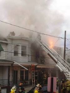 Row Home Fire, 200 Block of West Lloyd Street, Shenandoah, 11-2-2014 (18)