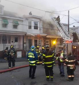 Row Home Fire, 200 Block of West Lloyd Street, Shenandoah, 11-2-2014 (19)