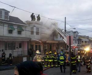 Row Home Fire, 200 Block of West Lloyd Street, Shenandoah, 11-2-2014 (21)