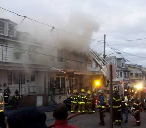Row Home Fire, 200 Block of West Lloyd Street, Shenandoah, 11-2-2014 (23)