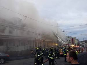 Row Home Fire, 200 Block of West Lloyd Street, Shenandoah, 11-2-2014 (24)