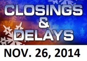 SCHOOL CLOSINGS AND DELAYS CLOSED, CLOSURE