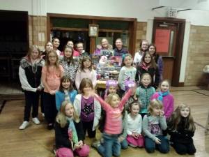 Tamaqua, PV Area Girl Scouts Collect Donations for Toys For Tots, Zion Lutheran Church, Tamaqua ( (7)