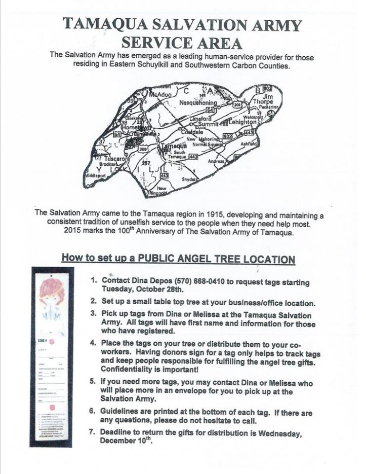 Tamaqua Salvation Army Angel Tree Program 2014 (1)