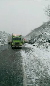 Tractor Trailer Crash, mile marker 134, from Matt Morgan, Interstate 81 North, 11-26-2014 (3)