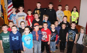 Veterans Day Program, Boy Scouts Pack, Ryan Township Fire Company, Barnesville, 11-11-2014 (1)