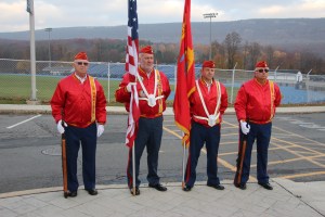 Veterans Day Program, Flag Raising, Tamaqua High School, Tamaqua, 11-11-2014 (10)