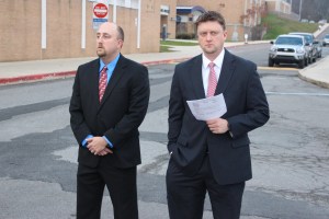 Veterans Day Program, Flag Raising, Tamaqua High School, Tamaqua, 11-11-2014 (11)