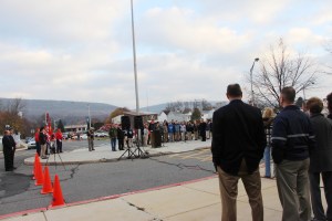 Veterans Day Program, Flag Raising, Tamaqua High School, Tamaqua, 11-11-2014 (16)