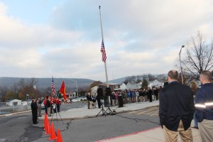 Veterans Day Program, Flag Raising, Tamaqua High School, Tamaqua, 11-11-2014 (25)