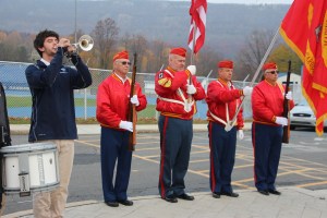 Veterans Day Program, Flag Raising, Tamaqua High School, Tamaqua, 11-11-2014 (26)