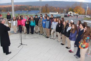 Veterans Day Program, Flag Raising, Tamaqua High School, Tamaqua, 11-11-2014 (33)