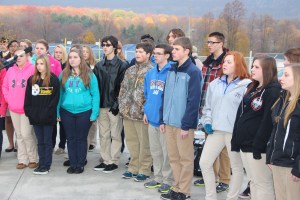 Veterans Day Program, Flag Raising, Tamaqua High School, Tamaqua, 11-11-2014 (36)
