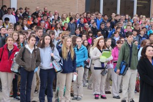 Veterans Day Program, Flag Raising, Tamaqua High School, Tamaqua, 11-11-2014 (40)