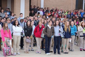 Veterans Day Program, Flag Raising, Tamaqua High School, Tamaqua, 11-11-2014 (41)