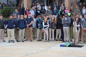 Veterans Day Program, Flag Raising, Tamaqua High School, Tamaqua, 11-11-2014 (47)