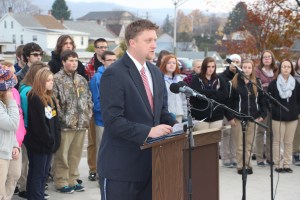 Veterans Day Program, Flag Raising, Tamaqua High School, Tamaqua, 11-11-2014 (48)
