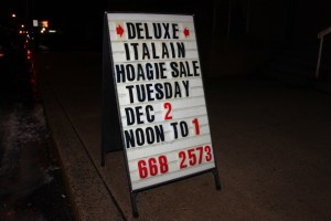12-2-2014, Hoagie Sale, St. John UCC, Tamaqua