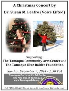12-7-2014, Christmas Concert, feat. Susan Featro, Community Arts Center, Tamaqua (2)