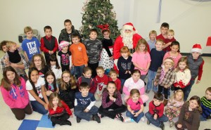 Arrival of Santa, Community Center, Summit Hill, 12-14-2014 (67)