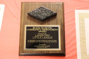 Black Diamond Community Improvement Award to Lansford Little League, Lansford Live, Lansford (14)