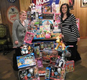 Donation to Toys For Tots, Angel Tree, Padora's Italian Bakery and Padora's Six Pack House