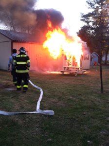 Garage, Barn, Shed Fire, New Philadelphia, 12-31-2014 (1)