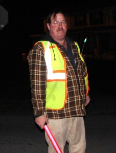 Often overlooked, fire police volunteers remain on scene for the duration.