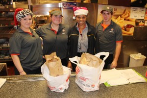 Tamaqua Burger King (pictured) and Hometown McDonalds didn't hesitate to donation hamburgers to the Tamaqua Volunteers group for distribution to all the emergency responders.
