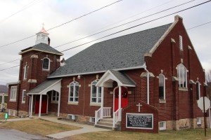 New Church Steeple, Calvary Evangelical U.M. Church, Lewistown Valley, Walker Twp, Tamaqua (23)