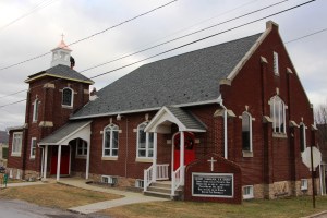 New Church Steeple, Calvary Evangelical U.M. Church, Lewistown Valley, Walker Twp, Tamaqua (24)
