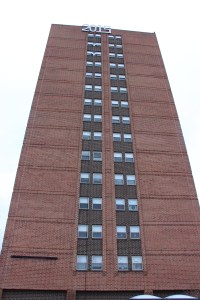 Placing Eagles on ABC Hi-Rise, Tamaqua, 12-19-2014 (4)