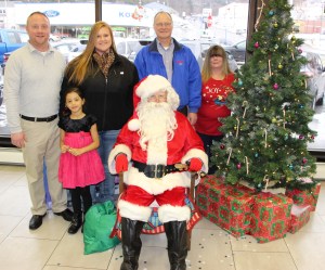 Santa Claus Visits Kovatch Ford, Nesquehoning, 12-13-2014 (2)