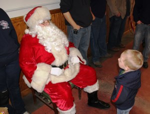 Santa Visits Kids, Public Event, American Hose Company, Tamaqua, 12-22-2013 (125)