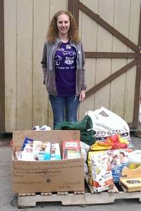 SPCA Donation, photo from Tim Stahl, Hillside SPCA, Pottsville (1)