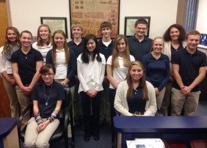 MIKE HROMYAK JR./SPECIAL TO TAMAQUAAREA.COM / Seated from left are Danielle Williams and Allison Amodea. Middle row from left are Paige Demetriades, Vanessa Solt, Hannah Stott, Danielle Decindio, Beth Kistler, and Kyle Patrick. Back row from left Caitlyn Joseph, Abigail Brickler, Riley McHugh, Chandler Davis, Jacob Snyder, and Kayla Holland. Back Row (L-R): Caitlyn Joseph,  Abigail Brickler, Riley McHugh,  Chandler Davis, Jacob Snyder, Kayla Holland. 